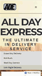 Mobile Screenshot of alldayexpress.com