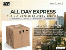 Tablet Screenshot of alldayexpress.com